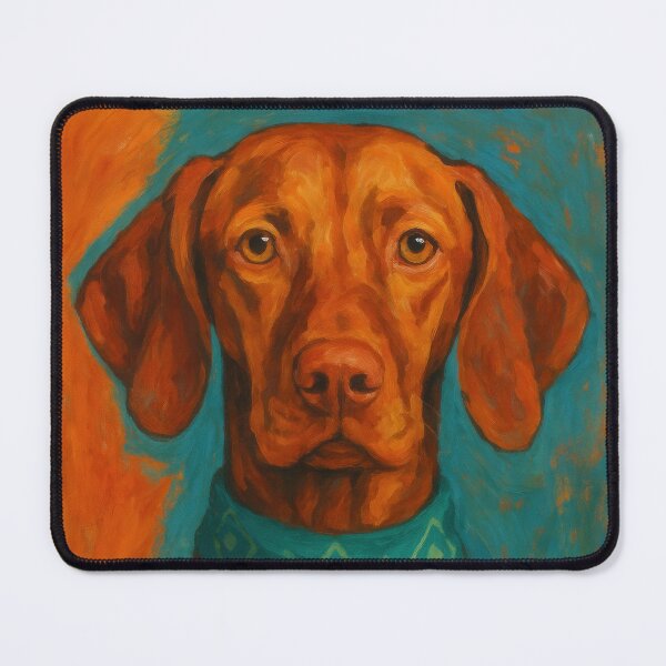 Item preview, Elegant Vizsla Dog Portrait Painting designed and sold by Flying Doggo.