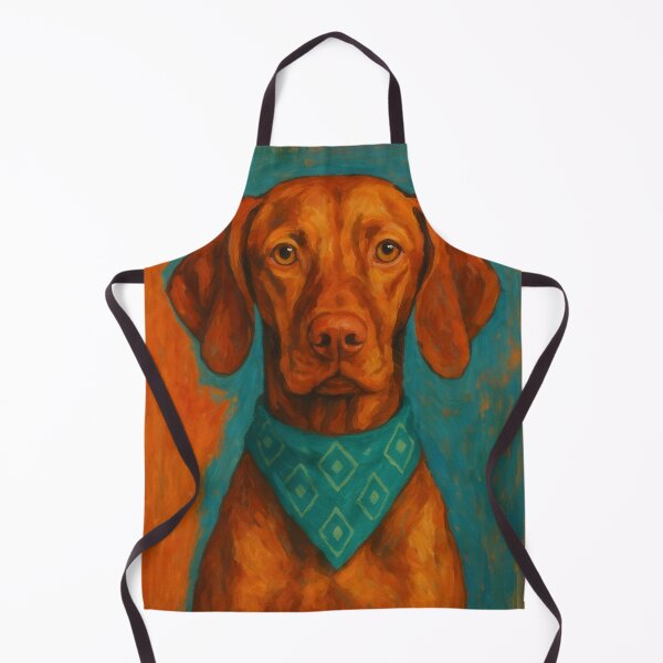 Item preview, Elegant Vizsla Dog Portrait Painting designed and sold by Flying Doggo.