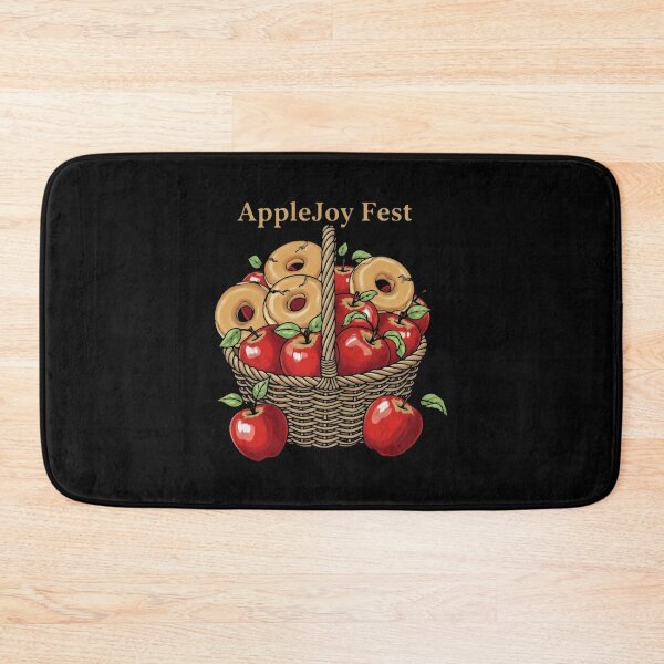 Item preview, Vibrant Red Apples and Warm Doughnuts in a Festive Basket designed and sold by SplashTastic.