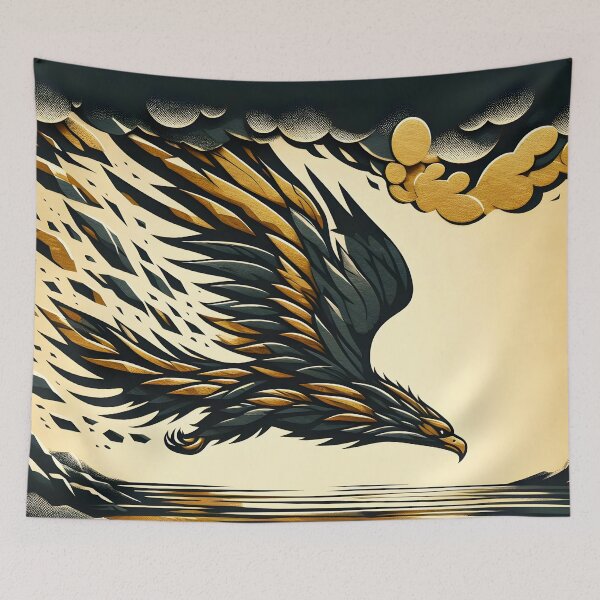 Item preview, Stylized Eagle, Ai Generated Art  designed and sold by ACC .