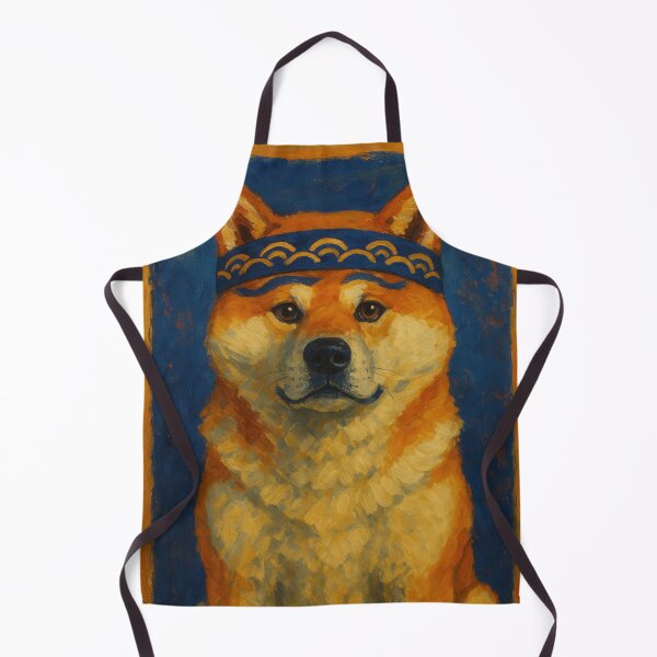 Item preview, Dignified Akita Dog Portrait Painting designed and sold by Flying Doggo.
