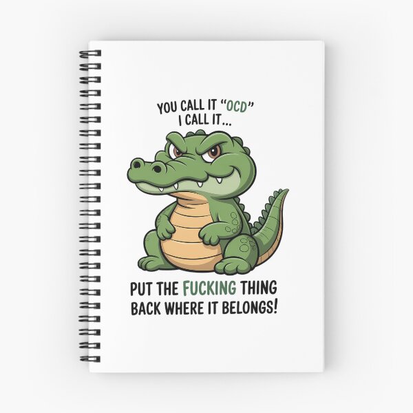 Item preview, Cute Crocodile You Call It OCD I Call It designed and sold by CookWorldLaughs.
