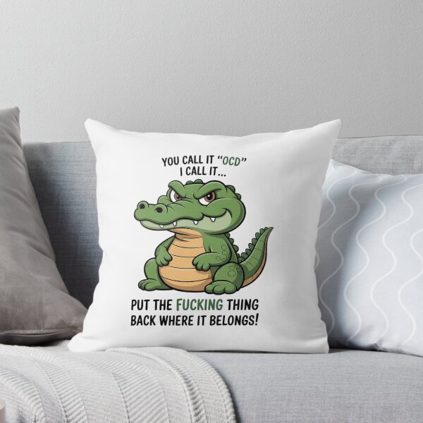 Item preview, Cute Crocodile You Call It OCD I Call It designed and sold by CookWorldLaughs.