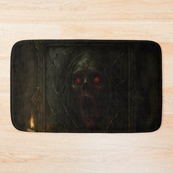Item preview, Ghostly Figure Trapped in Cracked Mirror Horror Art designed and sold by PandaTShirtShop.