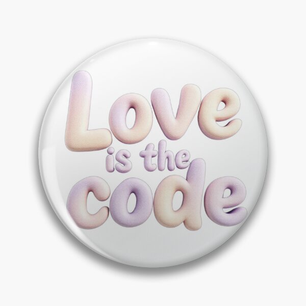 Item preview, Love Is The Code designed and sold by JusRight TT.