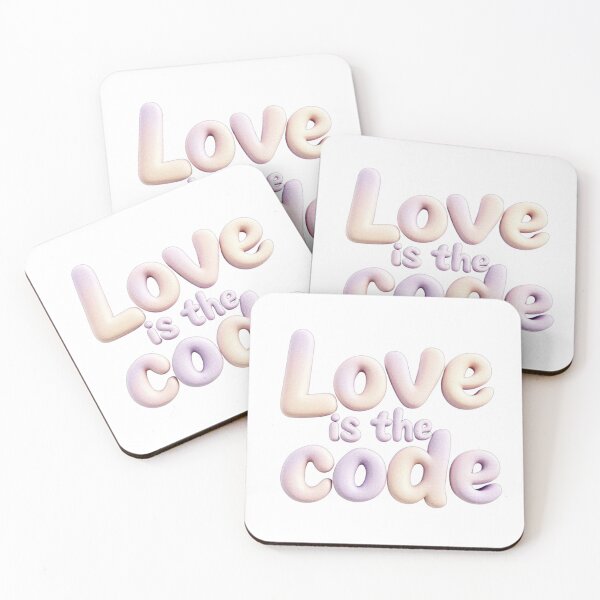Item preview, Love Is The Code designed and sold by JusRight TT.