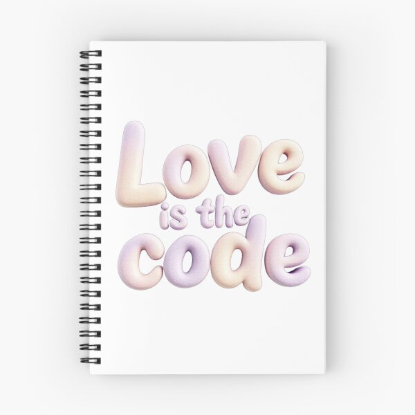 Item preview, Love Is The Code designed and sold by JusRight TT.