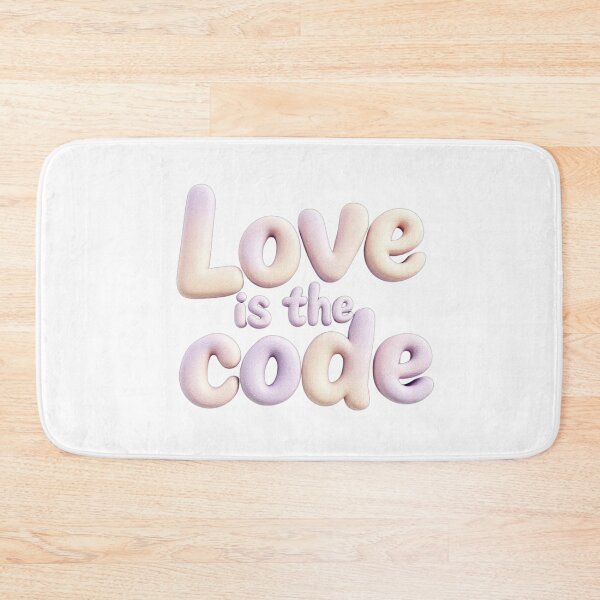 Item preview, Love Is The Code designed and sold by JusRight TT.