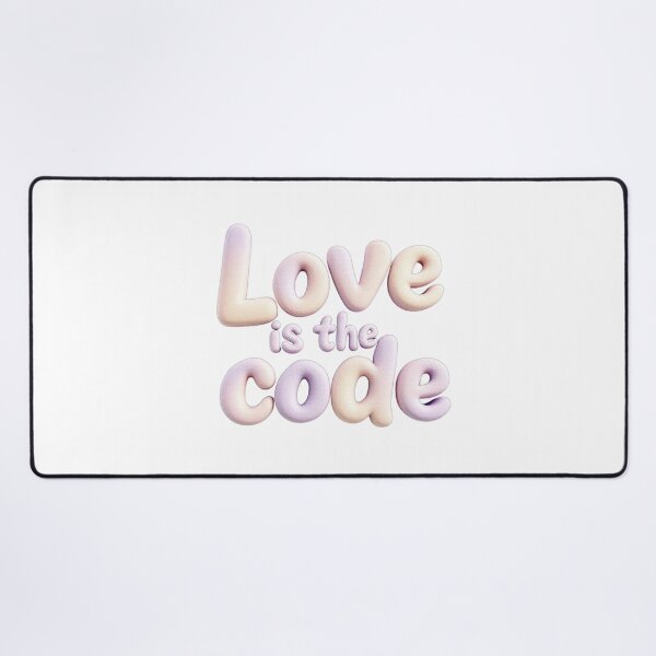 Item preview, Love Is The Code designed and sold by JusRight TT.