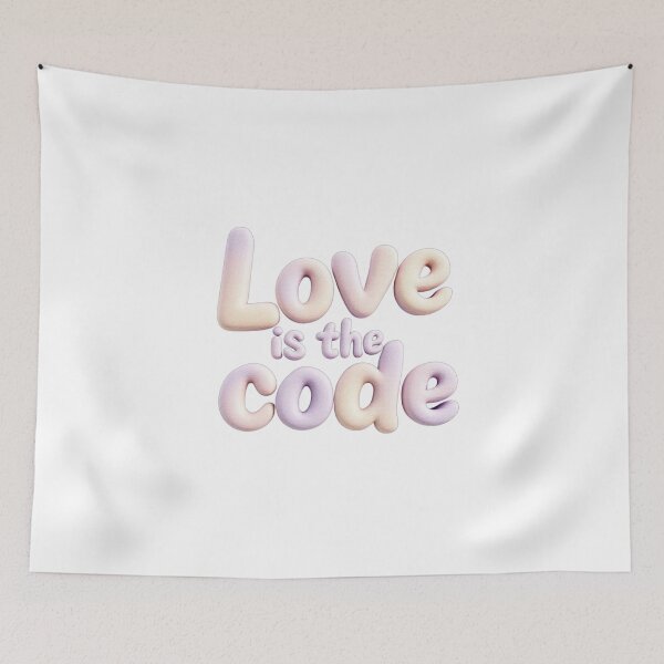 Item preview, Love Is The Code designed and sold by JusRight TT.