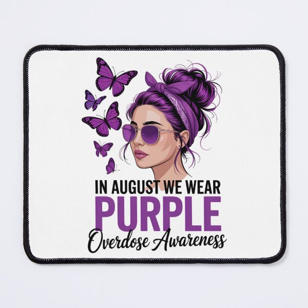 Item preview, in August We Wear Purple International Overdose Awareness designed and sold by CookWorldLaughs.