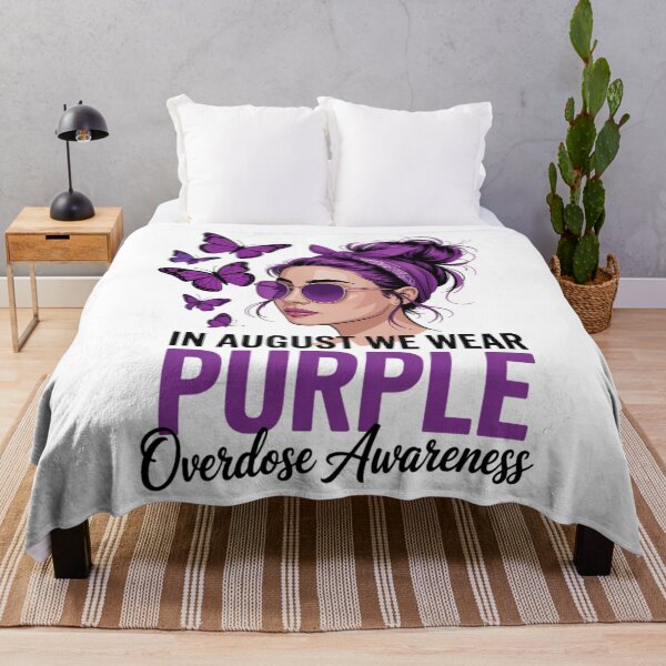 Item preview, in August We Wear Purple International Overdose Awareness designed and sold by CookWorldLaughs.