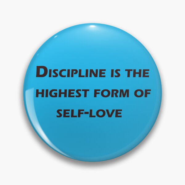 Item preview, Discipline Is the Highest Form of Self-Love – Motivational Mindset Quote designed and sold by ArtNestVerse.