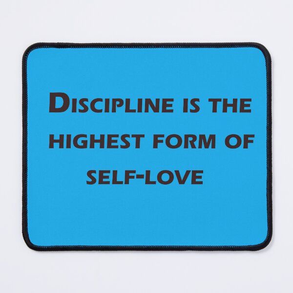 Item preview, Discipline Is the Highest Form of Self-Love – Motivational Mindset Quote designed and sold by ArtNestVerse.