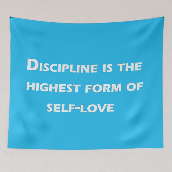 Item preview, Discipline Is the Highest Form of Self-Love – Motivational Mindset Quote designed and sold by ArtNestVerse.