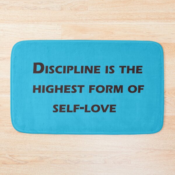 Item preview, Discipline Is the Highest Form of Self-Love – Motivational Mindset Quote designed and sold by ArtNestVerse.