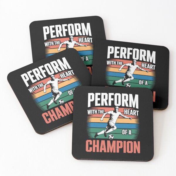 Item preview, Men's Soccer - Perform with the Heart of a Champion designed and sold by Tom's Artistry Designs.
