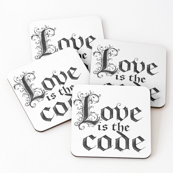 Item preview, Love Is The Code designed and sold by JusRight TT.