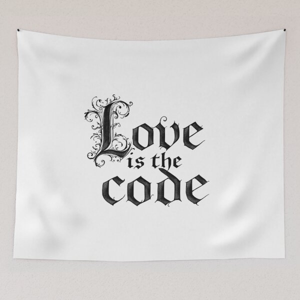 Item preview, Love Is The Code designed and sold by JusRight TT.