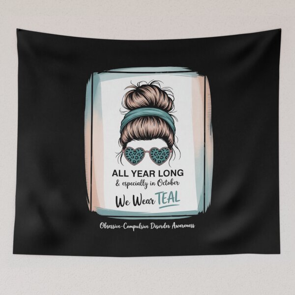 Item preview, Obsessive Compulsive Disorder Awareness OCD Teal in October designed and sold by CookWorldLaughs.