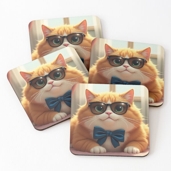 Item preview, Samson - Cute Fat Cat in Sunglasses & Bow Tie designed and sold by SamsonCuteCat.