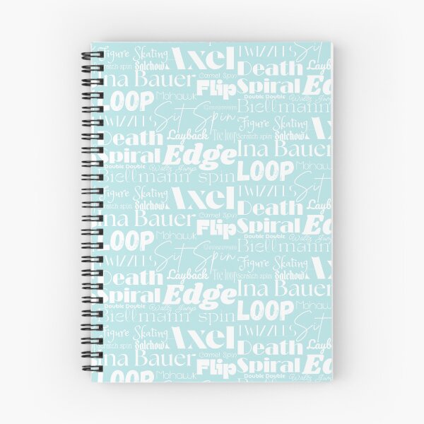 Item preview, Figure Skating Words- Subway Style Print-Robbins Egg Blue designed and sold by Purposely Designed.