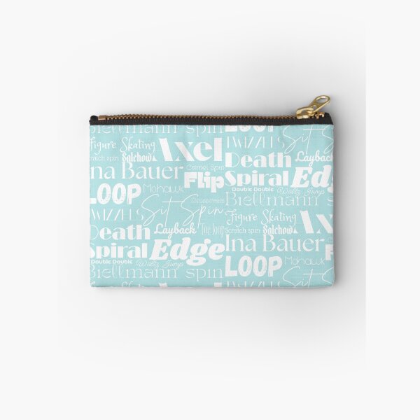 Item preview, Figure Skating Words- Subway Style Print-Robbins Egg Blue designed and sold by Purposely Designed.