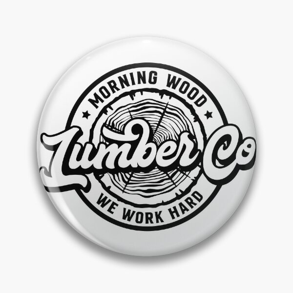 Item preview, Morning Wood Lumber | Funny Vintage Lumberjack Design designed and sold by DirtyGirlGraphics.