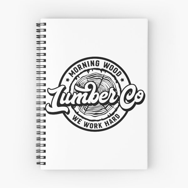 Item preview, Morning Wood Lumber | Funny Vintage Lumberjack Design designed and sold by DirtyGirlGraphics.