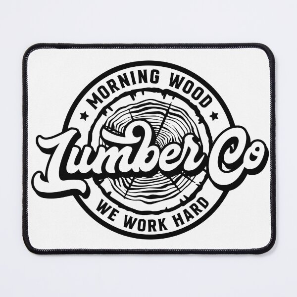 Item preview, Morning Wood Lumber | Funny Vintage Lumberjack Design designed and sold by DirtyGirlGraphics.