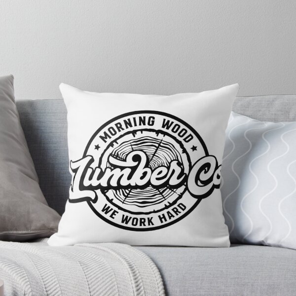 Item preview, Morning Wood Lumber | Funny Vintage Lumberjack Design designed and sold by DirtyGirlGraphics.