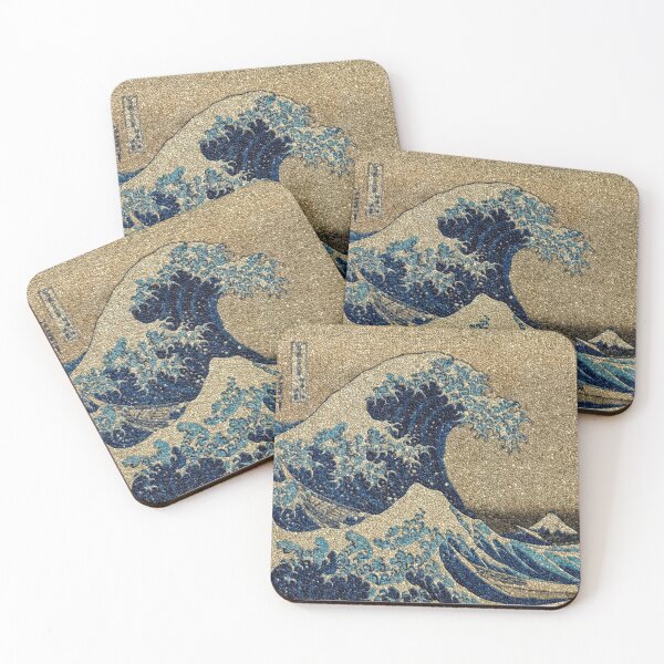 Item preview, Under the great wave mosaic tiles designed and sold by stevepaint.