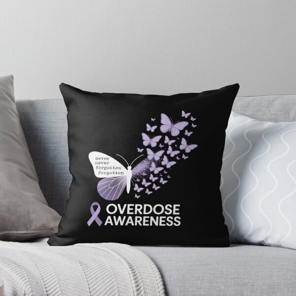 Item preview, Overdose Awareness Month Butterfly Purple Ribbon Womens designed and sold by CookWorldLaughs.