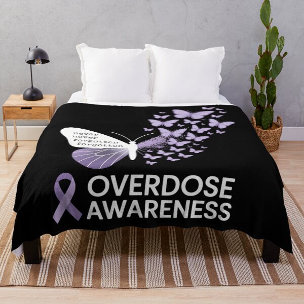 Item preview, Overdose Awareness Month Butterfly Purple Ribbon Womens designed and sold by CookWorldLaughs.