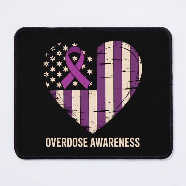Item preview, Overdose Awareness Purple Ribbon Drug Addiction designed and sold by CookWorldLaughs.