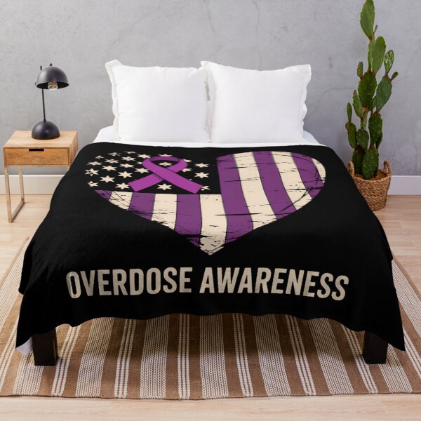 Item preview, Overdose Awareness Purple Ribbon Drug Addiction designed and sold by CookWorldLaughs.