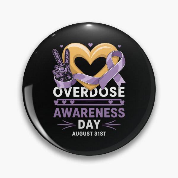 Item preview, Peace Love And Awareness International Overdose Awareness Day designed and sold by CookWorldLaughs.
