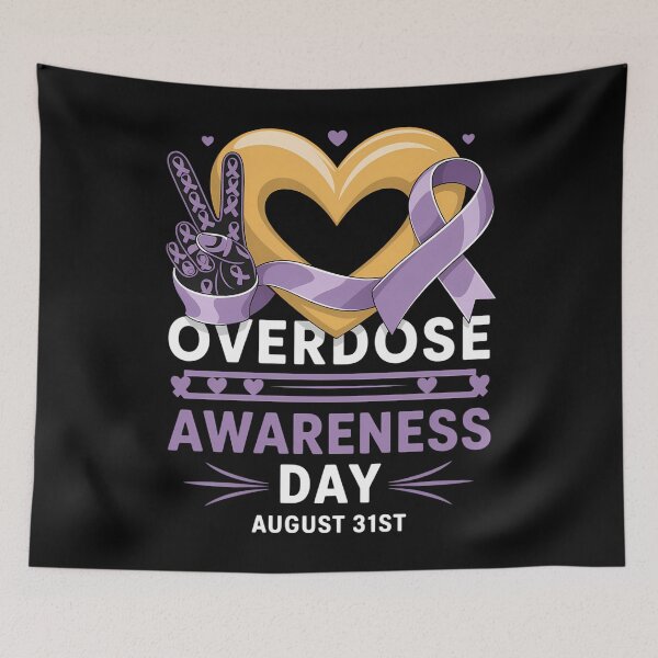 Item preview, Peace Love And Awareness International Overdose Awareness Day designed and sold by CookWorldLaughs.