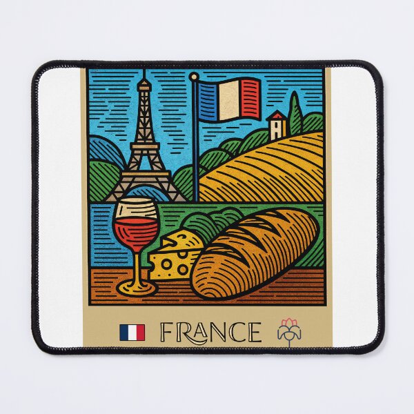 Item preview, French Essence: A Whimsical Tribute to Culture, Countryside & Cuisine designed and sold by ForeverPrintsOK.