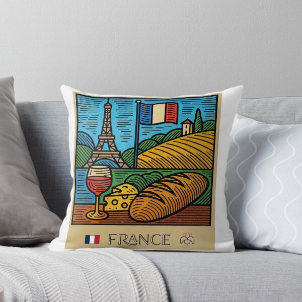 Item preview, French Essence: A Whimsical Tribute to Culture, Countryside & Cuisine designed and sold by ForeverPrintsOK.