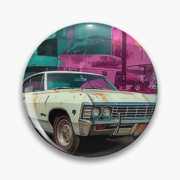 Item preview, Color 1967 Chevrolet Impala SS 427 Full Size American Power Art Retro designed and sold by Retrohollie.