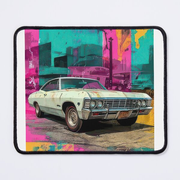 Item preview, Color 1967 Chevrolet Impala SS 427 Full Size American Power Art Retro designed and sold by Retrohollie.