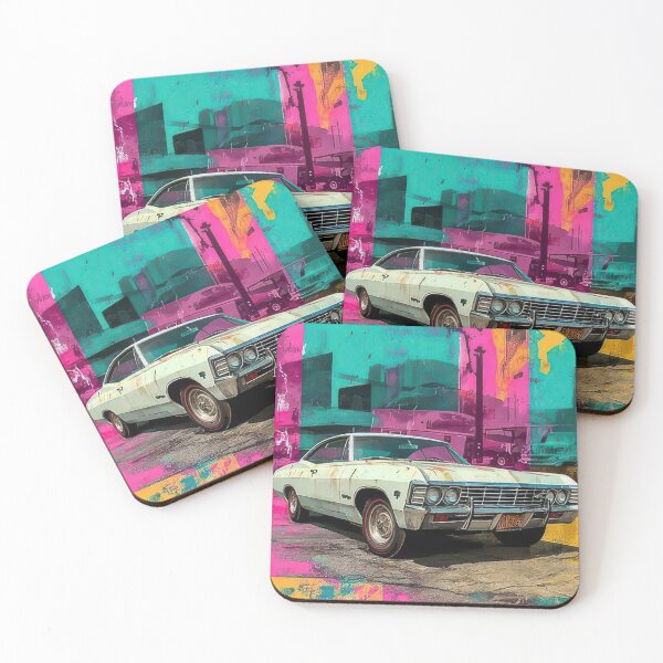 Item preview, Color 1967 Chevrolet Impala SS 427 Full Size American Power Art Retro designed and sold by Retrohollie.