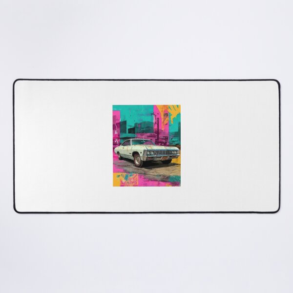 Item preview, Color 1967 Chevrolet Impala SS 427 Full Size American Power Art Retro designed and sold by Retrohollie.