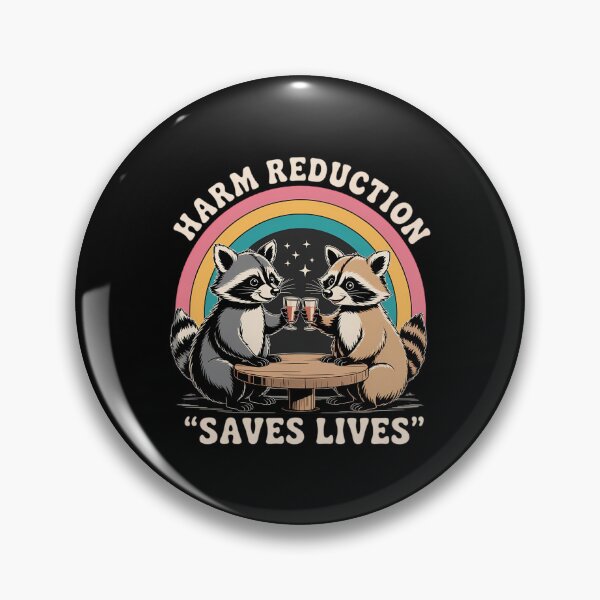 Item preview, Raccoon Harm Reduction Overdose Awareness Nurse designed and sold by CookWorldLaughs.