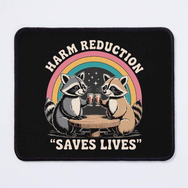 Item preview, Raccoon Harm Reduction Overdose Awareness Nurse designed and sold by CookWorldLaughs.
