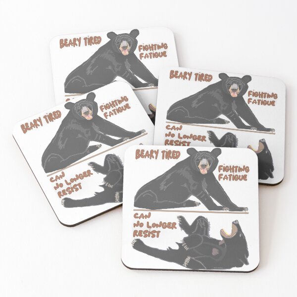 Item preview, Beary Tired Bear Trying to Fight Fatigue designed and sold by kristalcurt.