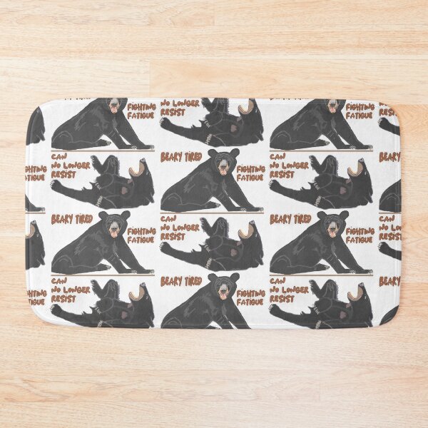 Item preview, Beary Tired Bear Trying to Fight Fatigue designed and sold by kristalcurt.