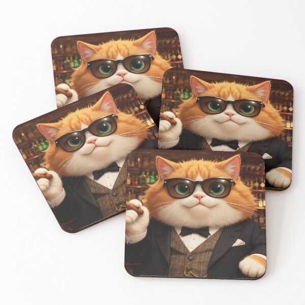 Item preview, Samson the Gentleman Cat – Cool Fat Cat in a Suit designed and sold by SamsonCuteCat.