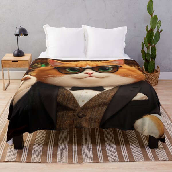 Item preview, Samson the Gentleman Cat – Cool Fat Cat in a Suit designed and sold by SamsonCuteCat.